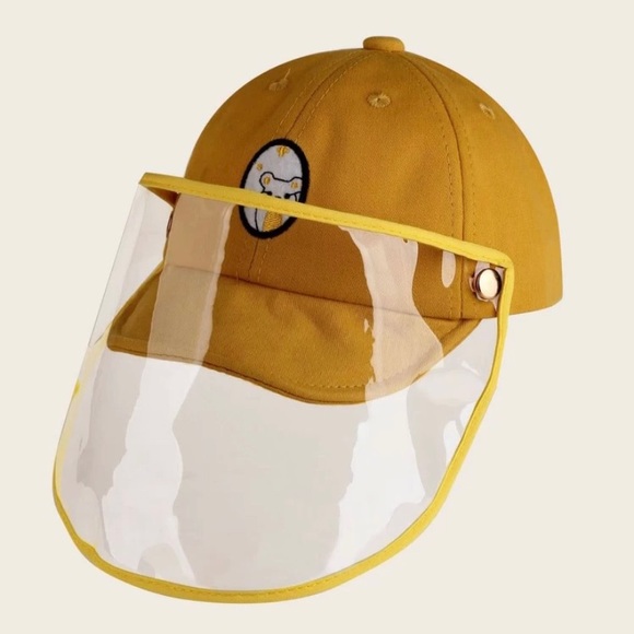 baby cap with face shield